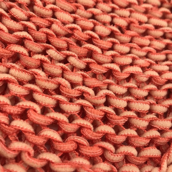 Vintage Y2K Crochet Woven Cut Out Hand Knit Lightweight Short Sleeve Sweater - Picture 7 of 13